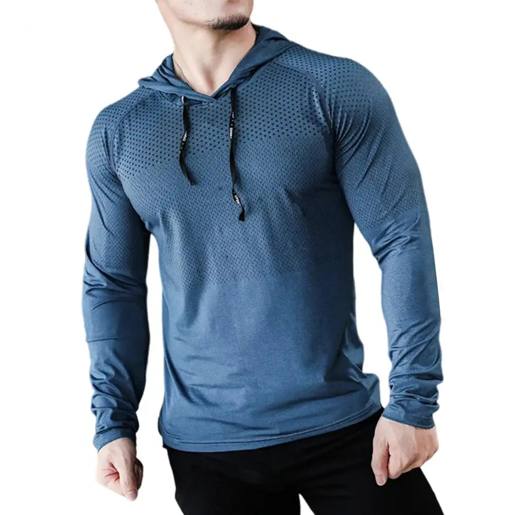 Sudadera con capucha deportiva para correr.