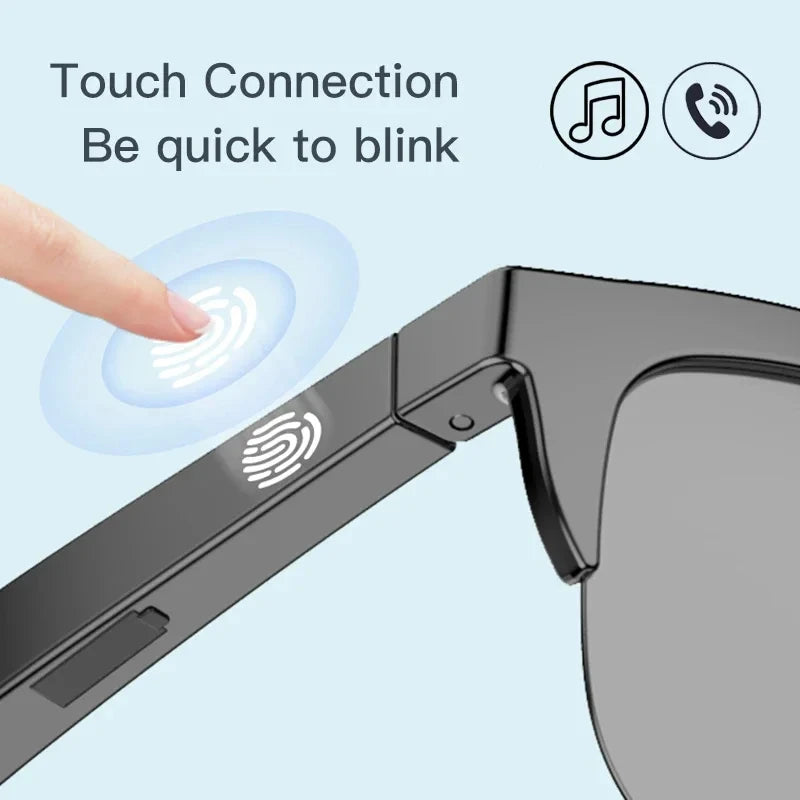 Xiaomi Lentes de sol inteligentes, Bluetooth, llamada, Anti-UV